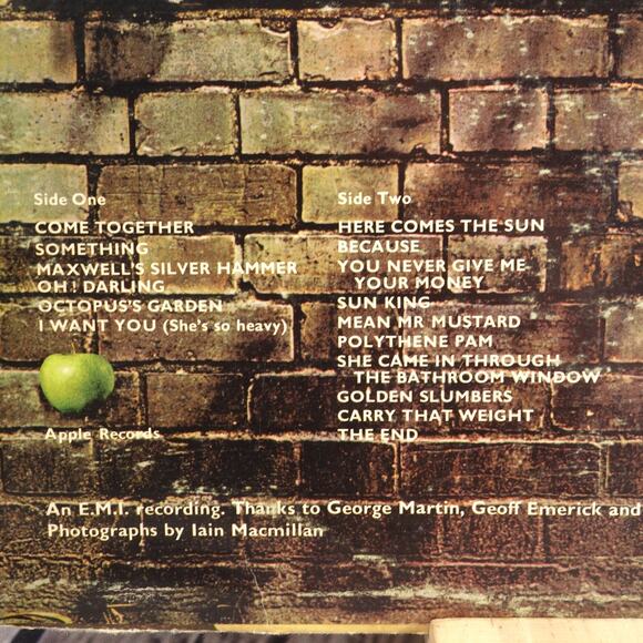 Apple Records Beatles "Abby Road" Vintage Vinyl Record - Picture 3 of 5